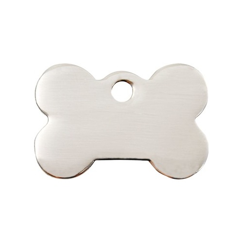 Red Dingo Stainless Steel Bone Tag - Lifetime Guarantee - Cat, Dog, Pet ID Tag Engraved