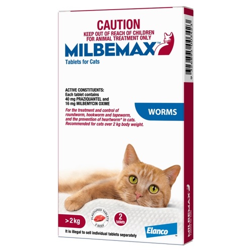 Milbemax Allwormer for Large Cats Over 4.4lbs (2kg)