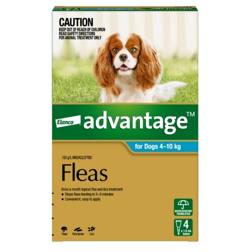 Advantage for Dogs 8.8-22lbs (4-10kg) Aqua