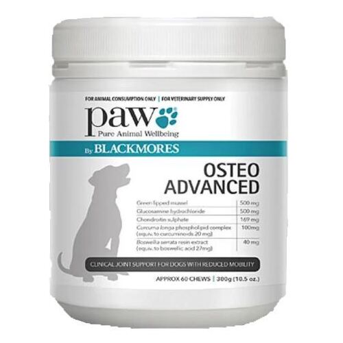 PAW (Blackmores) OsteoAdvanced Clinical Joint Support For Dogs 10.58oz (300gm)