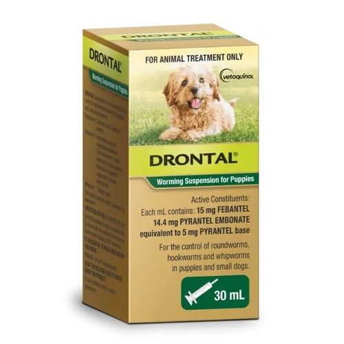 Drontal Worming Suspension for Puppies - 30ml